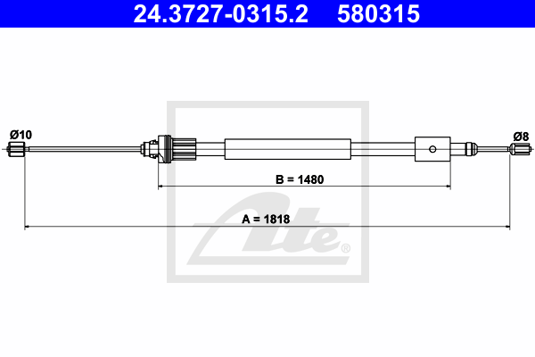 Cable de frein à main
