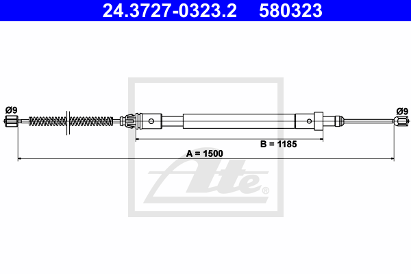 Cable de frein à main