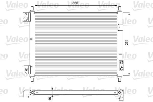 Condenseur / Radiateur de climatisation