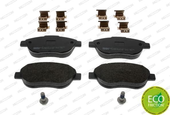Plaquettes de frein avant (Jeu de 4)