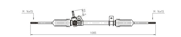 Crémaillère de direction