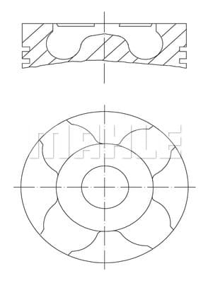 Piston moteur