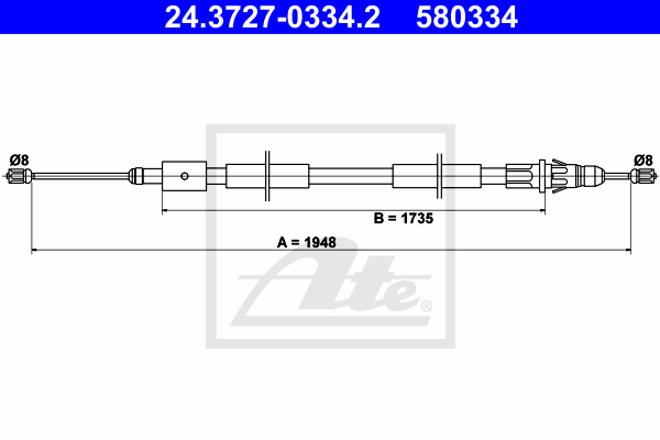 Cable de frein à main