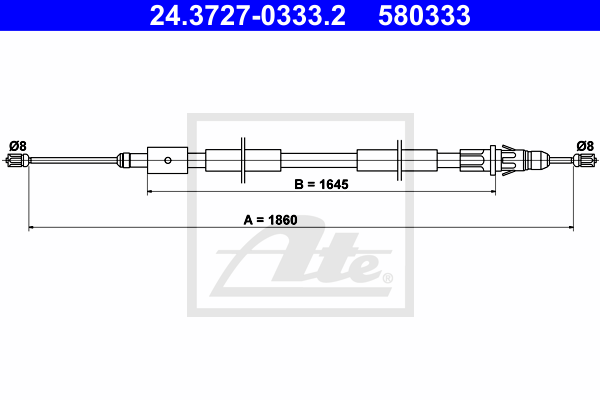 Cable de frein à main