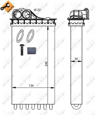 Radiateur de chauffage
