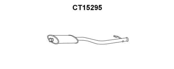 Silencieux avant