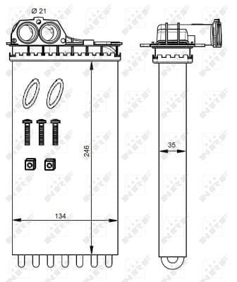 Radiateur de chauffage