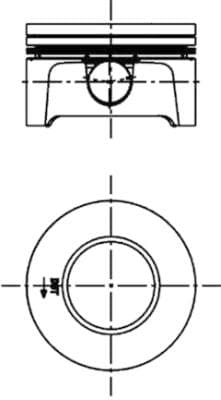 Piston moteur