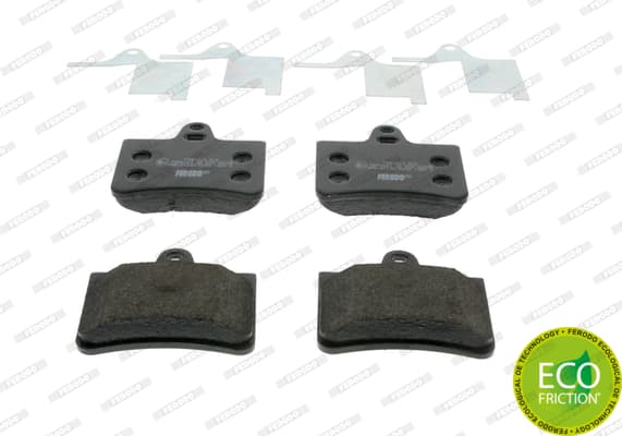 Plaquettes de frein arriere (Jeu de 4)