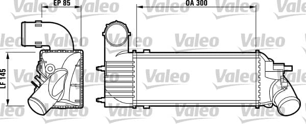 Intercooler radiateur de turbo
