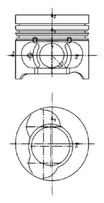 Piston moteur