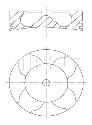 Piston moteur
