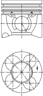 Piston moteur