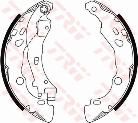 kit de frein arrière simple ou prémonté (Jeu de 4)