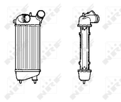 Intercooler radiateur de turbo