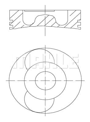 Piston moteur