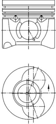 Piston moteur
