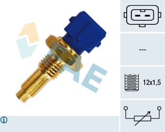 Capteur, temperature du liquide de refroidissement