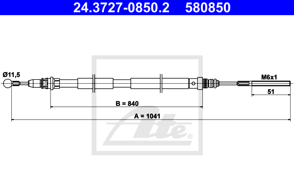 Cable de frein à main