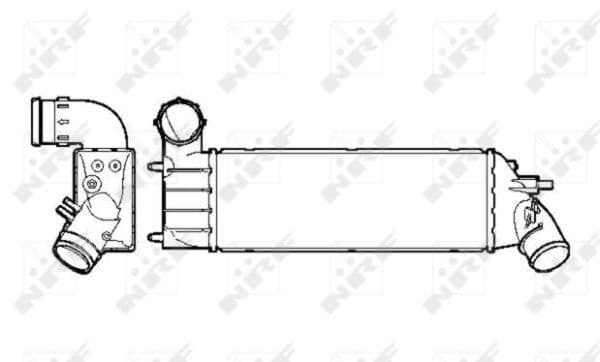 Intercooler radiateur de turbo