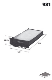 Filtre d'habitacle