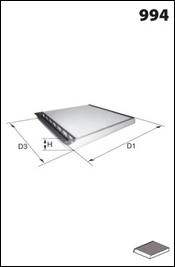 Filtre d'habitacle