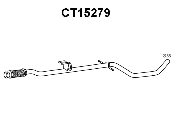 Tube d'echappement