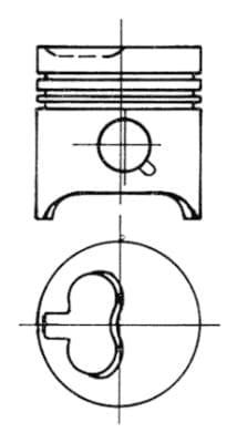 Piston moteur