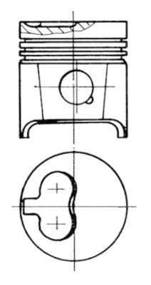 Piston moteur