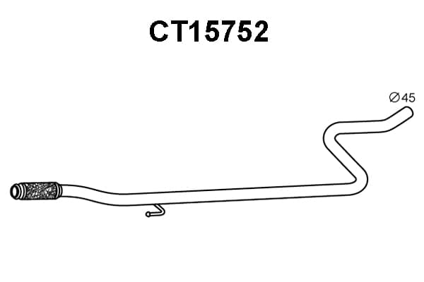 Tube d'echappement