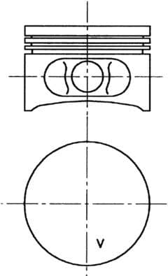 Piston moteur