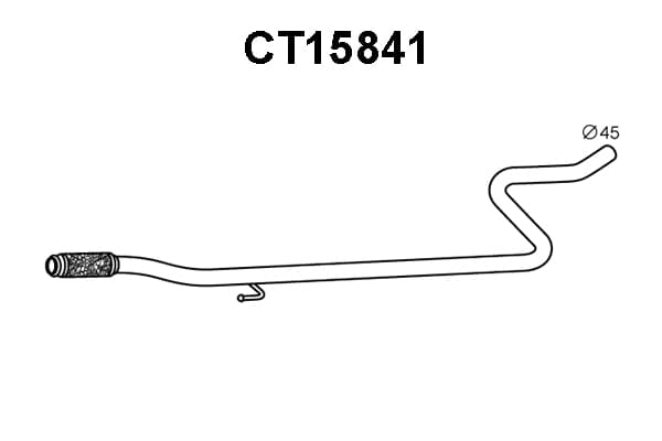 Tube d'echappement