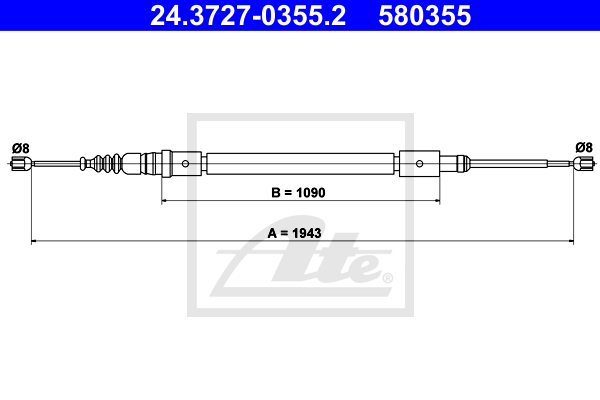 Cable de frein à main