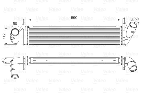 Intercooler radiateur de turbo