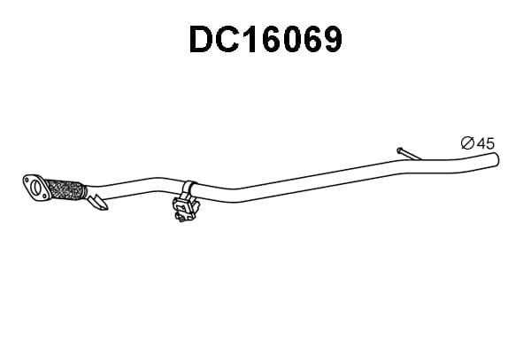 Tube d'echappement