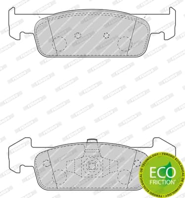 Plaquettes de frein avant (Jeu de 4)