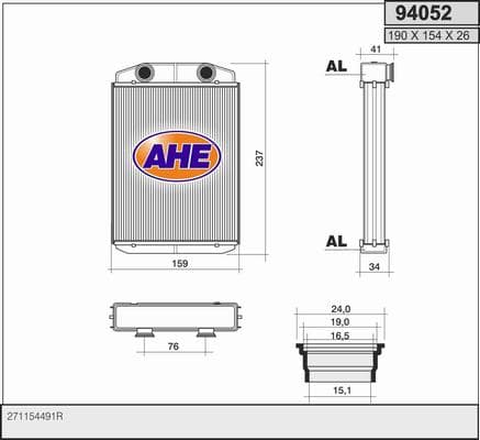 Radiateur de chauffage