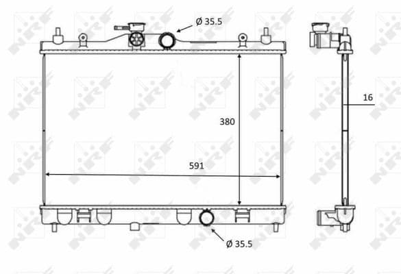 Radiateur de refroidissement