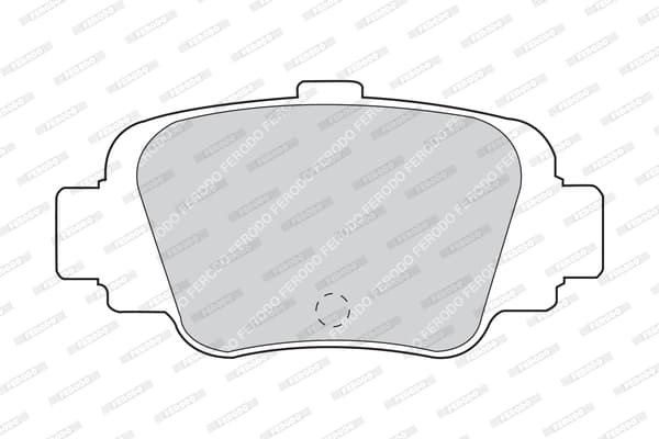 Plaquettes de frein arriere (Jeu de 4)