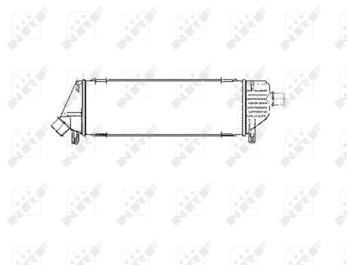 Intercooler radiateur de turbo