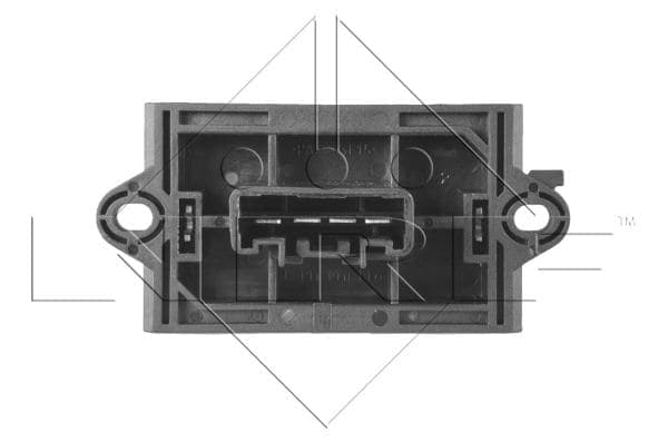 Resistance moteur de ventilateur de chauffage