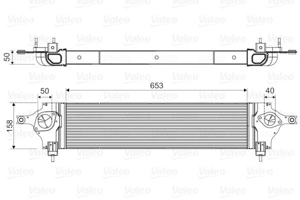 Intercooler radiateur de turbo
