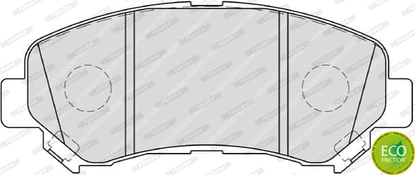Plaquettes de frein avant (Jeu de 4)