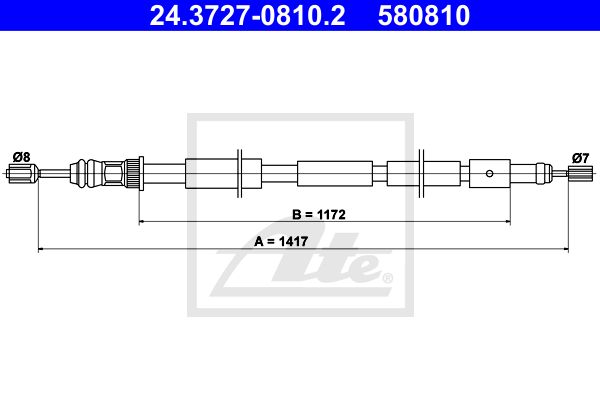 Cable de frein à main
