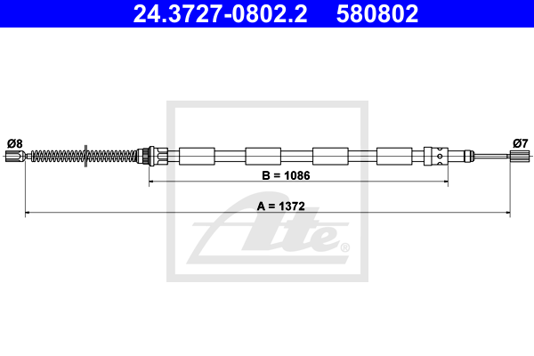Cable de frein à main
