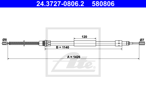 Cable de frein à main
