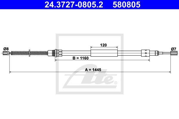 Cable de frein à main