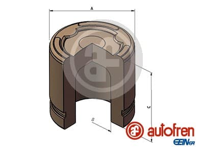 Piston d'étrier de frein