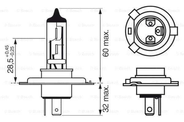 Ampoule, projecteur principal