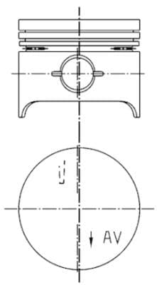 Piston moteur
